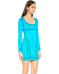 Robe en tricot turquoise Dsquared2