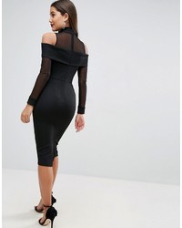 Robe en tulle noire Asos