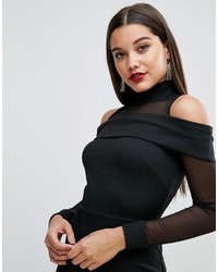 Robe en tulle noire Asos