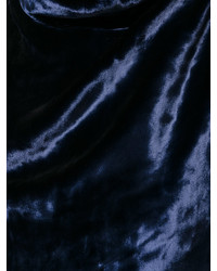 Robe en velours bleu marine Maison Margiela