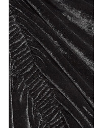 Robe en velours noire Preen by Thornton Bregazzi