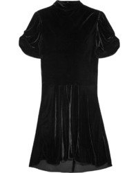 Robe en velours noire Etoile Isabel Marant