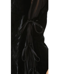 Robe en velours noire Dsquared2