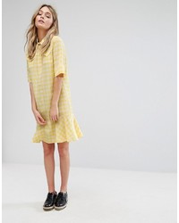 Robe en vichy jaune Paul Smith