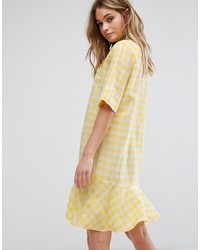 Robe en vichy jaune Paul Smith