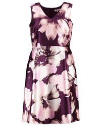 Robe évasée à fleurs multicolore Studio 8