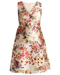 Robe évasée à fleurs multicolore Studio 8