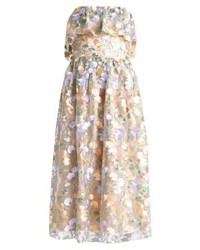 Robe évasée à fleurs multicolore True Violet