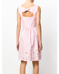 Robe évasée à fleurs rose Boutique Moschino