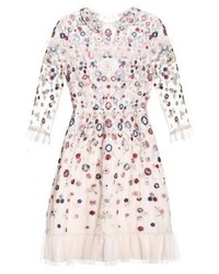 Robe évasée à fleurs rose Needle & Thread