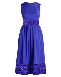 Robe évasée bleue Ted Baker