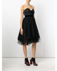 Robe évasée de tulle noire Philosophy di Lorenzo Serafini