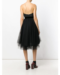 Robe évasée de tulle noire Philosophy di Lorenzo Serafini