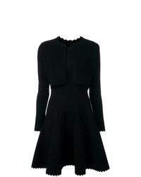 Robe évasée noire Alaïa Vintage