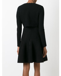 Robe évasée noire Alaïa Vintage