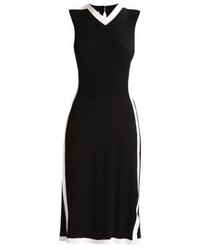 Robe évasée noire Escada