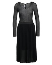Robe évasée noire Escada