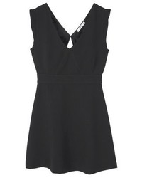 Robe évasée noire Mango