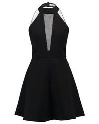 Robe évasée noire Morgan