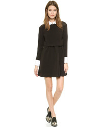 Robe évasée noire Rachel Zoe