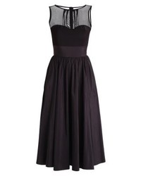 Robe évasée noire Swing