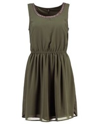 Robe évasée olive Only
