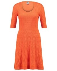 Robe évasée orange Missoni