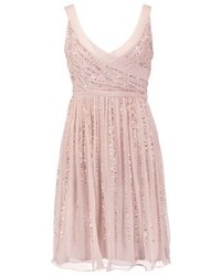 Robe évasée rose Barbara Schwarzer