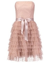 Robe évasée rose Barbara Schwarzer