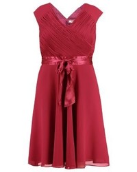 Robe évasée rouge Studio 8