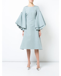 Robe évasée vert menthe Christian Siriano