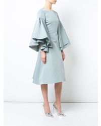 Robe évasée vert menthe Christian Siriano