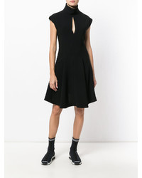 Robe fendue noire Neil Barrett