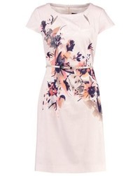 Robe fourreau à fleurs beige Comma