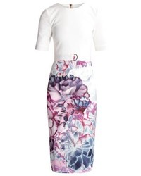 Robe fourreau à fleurs violet clair Ted Baker