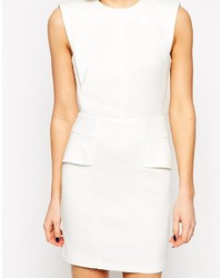 Robe fourreau blanche Asos