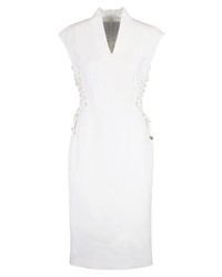 Robe fourreau blanche Escada