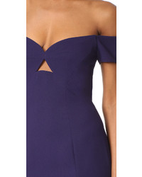 Robe fourreau bleu marine Prabal Gurung