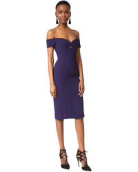 Robe fourreau bleu marine Prabal Gurung