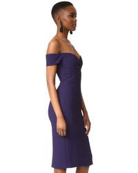 Robe fourreau bleu marine Prabal Gurung