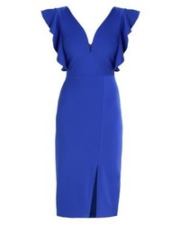 Robe fourreau bleue