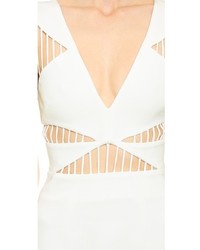 Robe fourreau découpée blanche Cushnie et Ochs