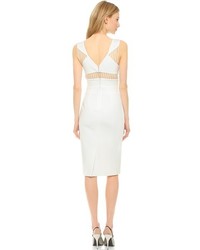 Robe fourreau découpée blanche Cushnie et Ochs