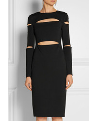 Robe fourreau découpée noire Cushnie et Ochs