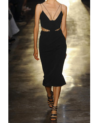 Robe fourreau découpée noire Cushnie et Ochs