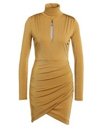 Robe fourreau dorée Patrizia Pepe