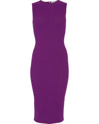 Robe fourreau en crochet violette Victoria Beckham