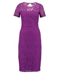 Robe fourreau en dentelle pourpre Dorothy Perkins