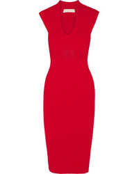 Robe fourreau en tricot rouge MICHAEL Michael Kors
