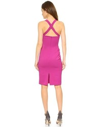 Robe fourreau fuchsia Black Halo